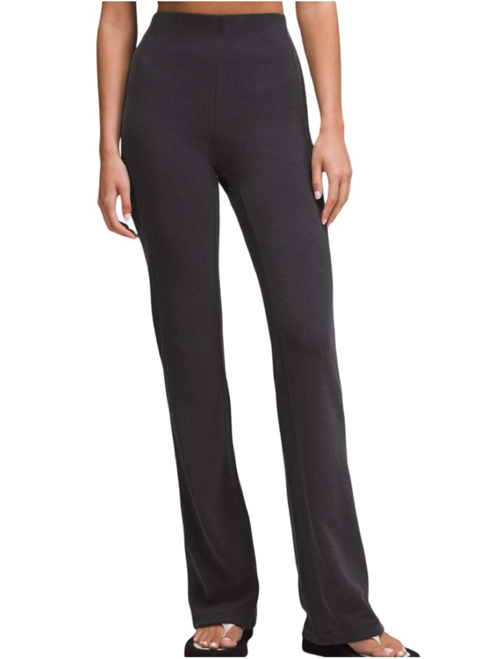 ▪️🔘 lululemon athletica Ribbed brushed, soft stream flared pant 32.5‎ 🔘▪️